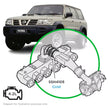 SAAS Nissan GU Patrol TD42T 1999 on Hot Side from Turbo Non Intercooler SSH4105 - view 1