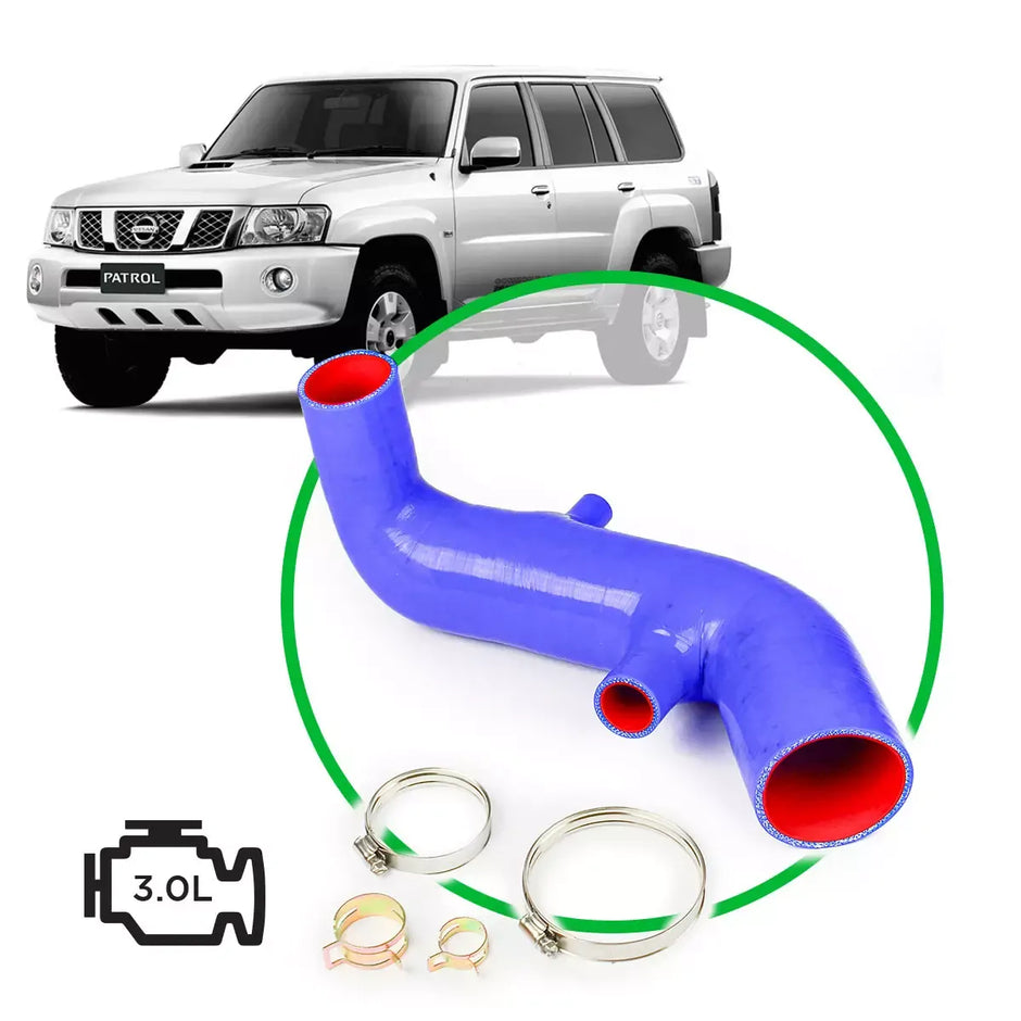 SAAS Nissan Patrol ZD30 Silicone Intake Upgrade Kit 2000 - 2016 SSH4201E - view 1