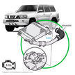 SAAS Nissan GU Patrol Y61 ZD30 DI Cold Side from Mid Pipe to TB SSH4203 - view 1