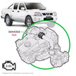 SAAS Nissan Navara D22 ZD30 3.0 Silicone Turbo Hose Pipe to Charge Cooler SSH4302 - view 1