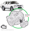 SAAS Nissan Navara D22 ZD30 3.0 Silicone Turbo Hose from Turbo SSH4303 - view 1