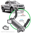 SAAS Nissan Navara D23 NP300 2.3 Intercooler Hose Kit SSH4313-KIT - view 1