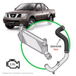 SAAS Nissan Navara D40 YD25 2.5 Hot Side Union Hose (Long) SSH4318 - view 1