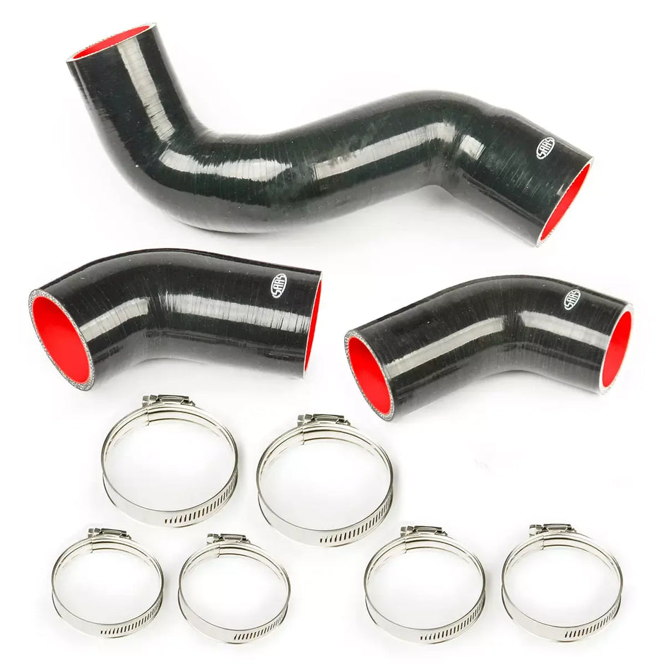 SAAS Nissan Navara D40 Pathfinder R51 V9X V6 Silicone Intercooler Cold Side 3 Hose Kit SSH4401-KIT - view 2
