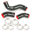 SAAS Nissan Navara D40 Pathfinder R51 V9X V6 Silicone Intercooler Cold Side 3 Hose Kit SSH4401-KIT - view 2