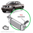 SAAS Nissan Navara D40 Pathfinder R51 V9X V6 Silicone Intercooler Hot Side SSH4404 - view 1