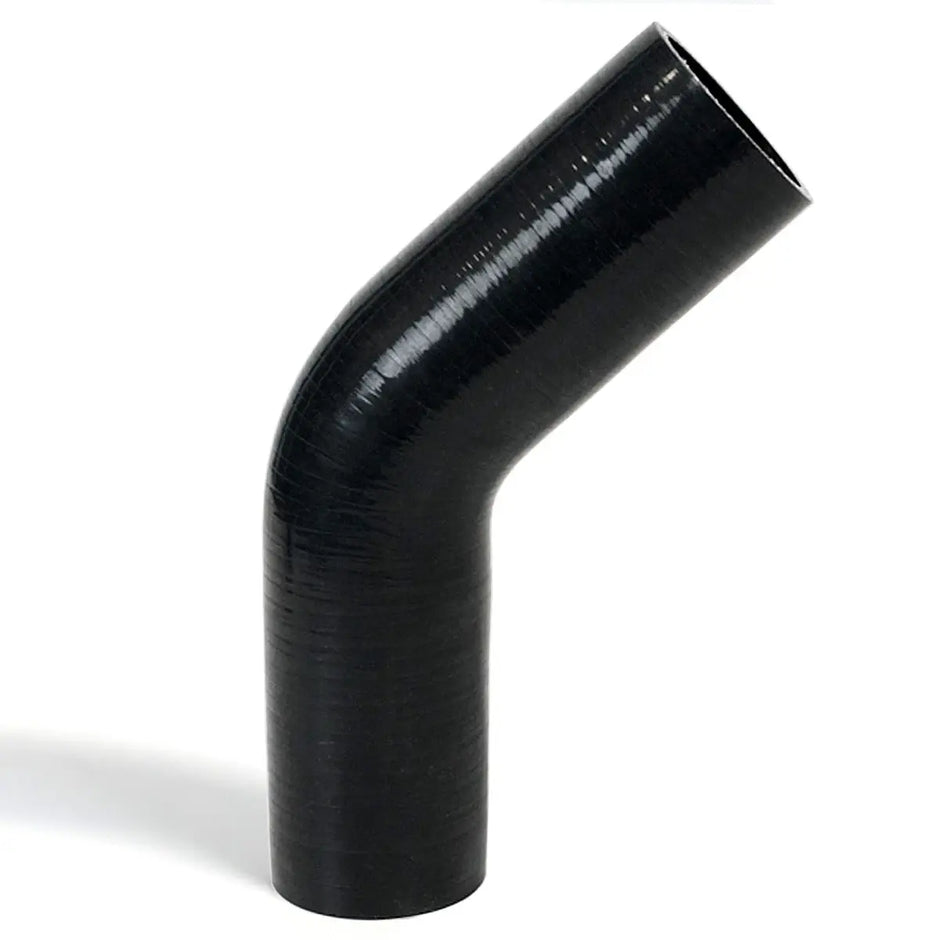 SAAS 45Deg 4 Ply Silicone Hose 57mm x 57mm Black SSH455757 - view 1