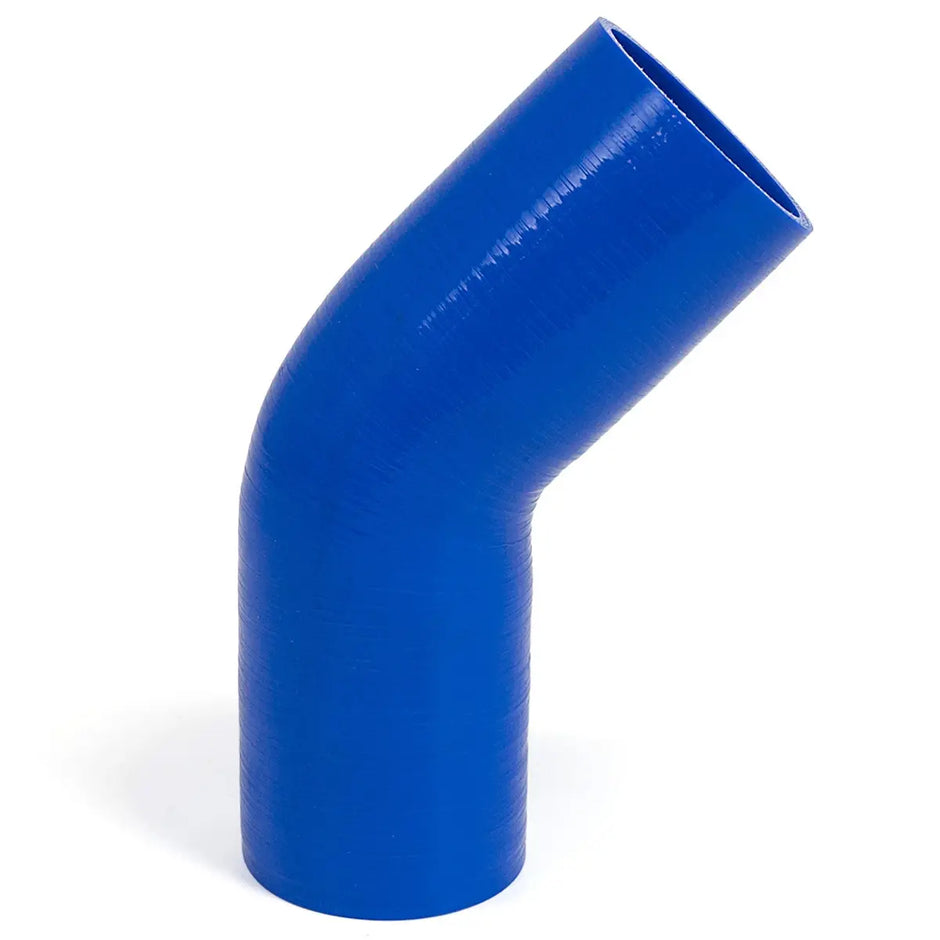 SAAS 45Deg 4 Ply Silicone Hose 82mm x 82mm Blue SSH458282E - view 1