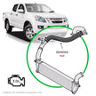 SAAS Isuzu Dmax/MU-X 3.0 2012-16 Hot Side Turbo to Joiner SSH5104 - view 1