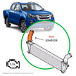 SAAS Isuzu Dmax/MU-X 3.0 2016-20 Red Hot Side Joiner to Intercooler SSH5105 - view 1