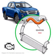 SAAS Isuzu Dmax/MU-X 3.0 2016-20 Red Hot Side Turbo to Joiner SSH5106 - view 1