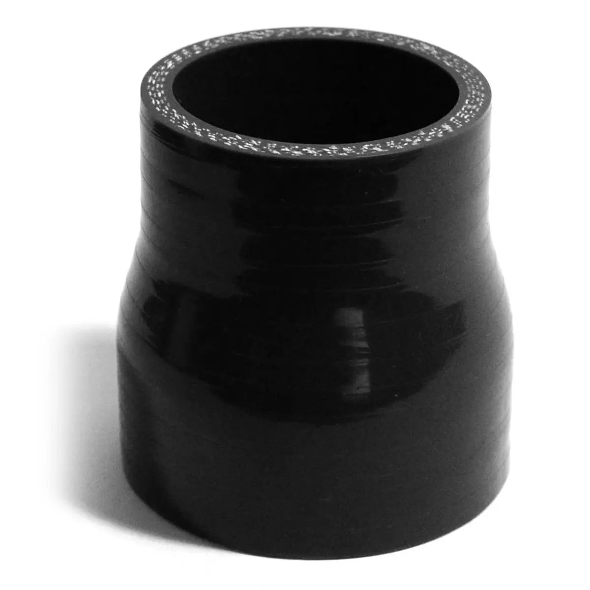SAAS Straight 4 Ply Silicone Reducer 51mm x 57mm x 76mm Black SSH515776 - view 1