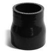 SAAS Straight 4 Ply Silicone Reducer 51mm x 57mm x 76mm Black SSH515776 - view 1