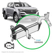 SAAS Holden Colorado Duramax 2012 - 2016 2.8L Silicone Intercooler Cold Pipe SSH5205 - view 1