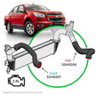 SAAS Holden Colorado RG 2.8L 132kW 2012 - 2013 CTDI Silicone Intercooler Pipe Kit SSH5207-KIT - view 1
