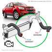 SAAS Holden Colorado RG 2.8L 132kW 2012 - 2013 CTDI Silicone Intercooler Cold Pipe SSH5207 - view 5