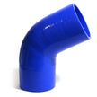 SAAS 67Deg 4 Ply Silicone Hose 82mm x 82mm Blue SSH678282E - view 1