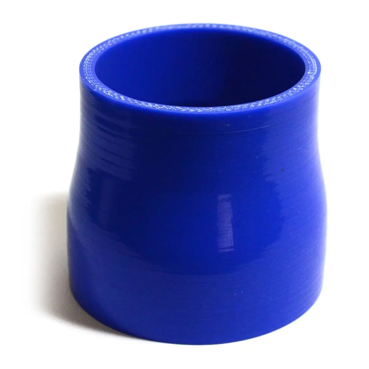 SAAS Straight 4 Ply Silicone Reducer 70mm x 76mm x 76mm Blue SSH707676E - view 1