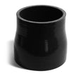 SAAS Straight 4 Ply Silicone Reducer 70mm x 82mm x 76mm Black SSH708276 - view 1