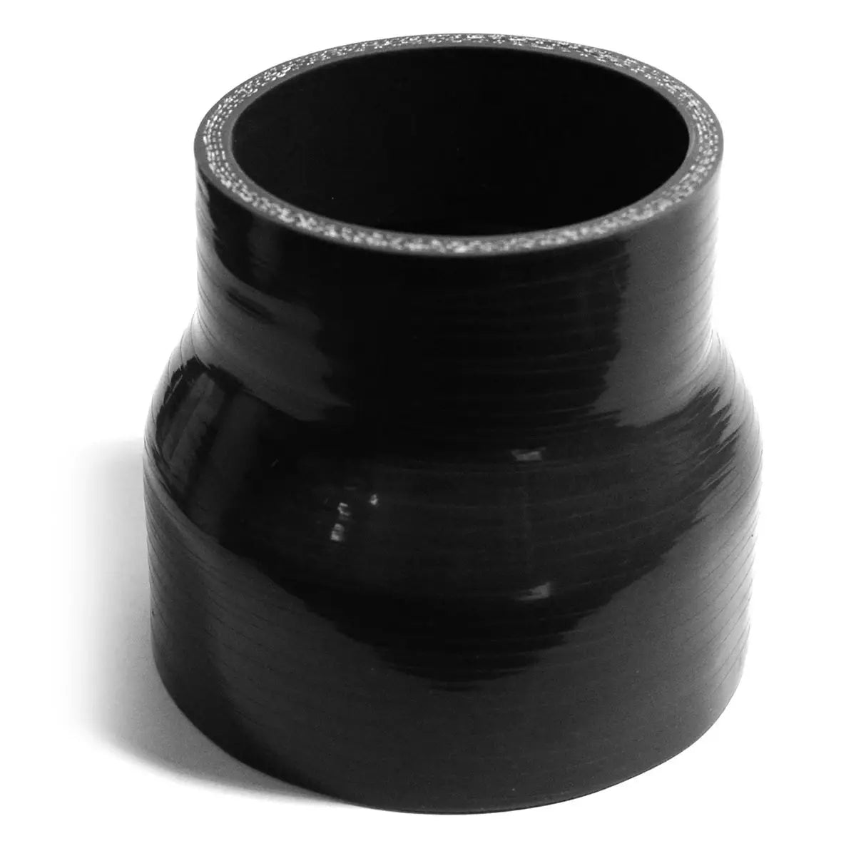 SAAS Straight 4 Ply Silicone Reducer 82mm x 102mm x 102mm Black SSH82102102 - view 1