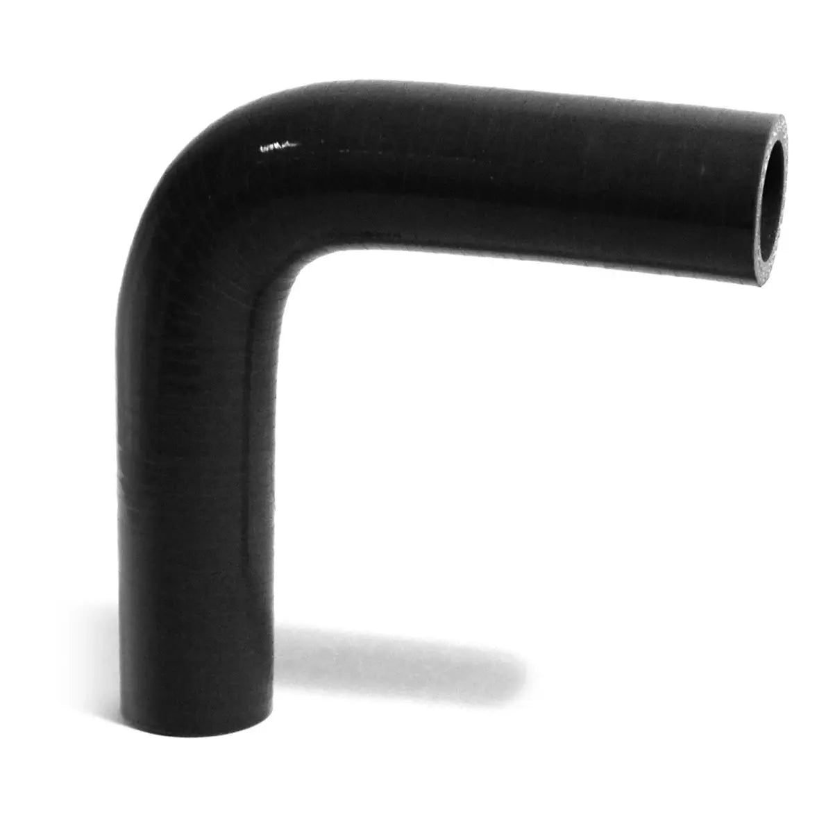 SAAS 90Deg 4 Ply Silicone Hose 25mm x 25mm Black SSH902525 - view 1