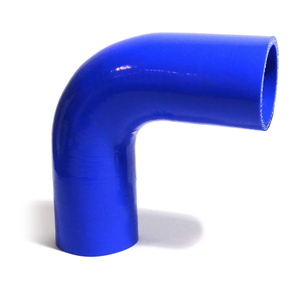 SAAS 90Deg 4 Ply Silicone Hose 57mm x 57mm Blue SSH905757E - view 1