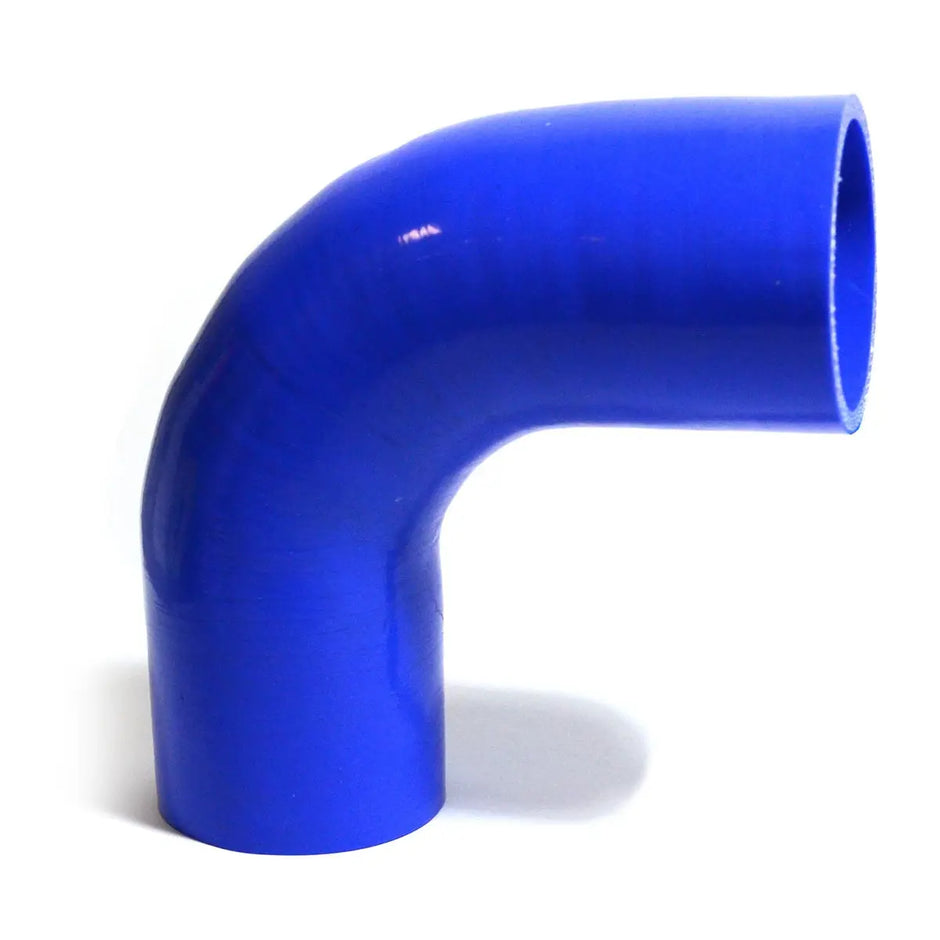 SAAS 90Deg 4 Ply Silicone Hose 70mm x 70mm Blue SSH907070E - view 1