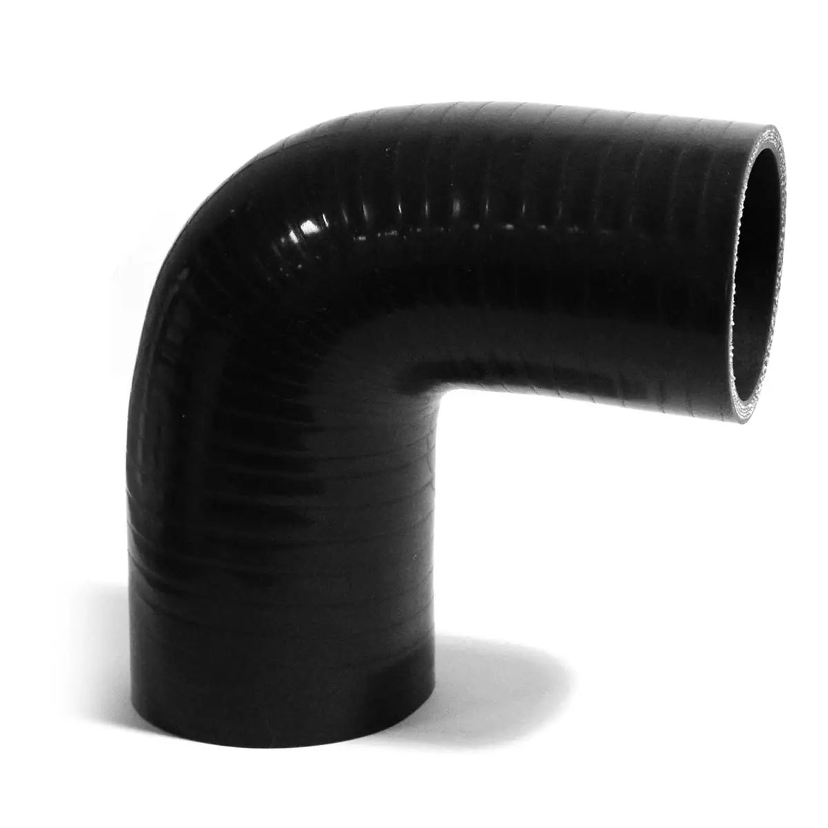 SAAS 90Deg 4 Ply Silicone Reducer 70mm x 76mm Black SSH907076 - view 1