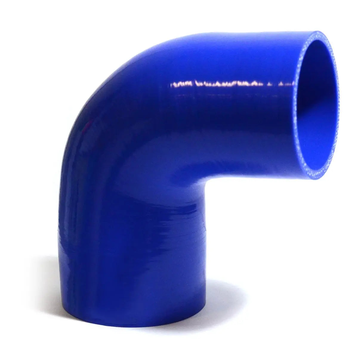 SAAS 90Deg 4 Ply Silicone Reducer 76mm x 95mm Blue SSH907695E - view 1