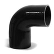 SAAS 90Deg 4 Ply Silicone Reducer 76mm x 95mm Black SSH907695 - view 1