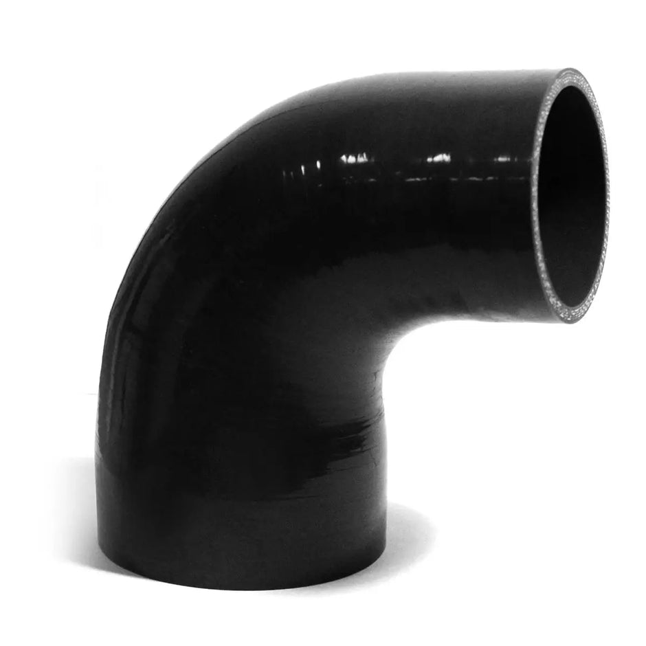 SAAS 90Deg 4 Ply Silicone Reducer 89mm x 102mm Black SSH9089102 - view 1