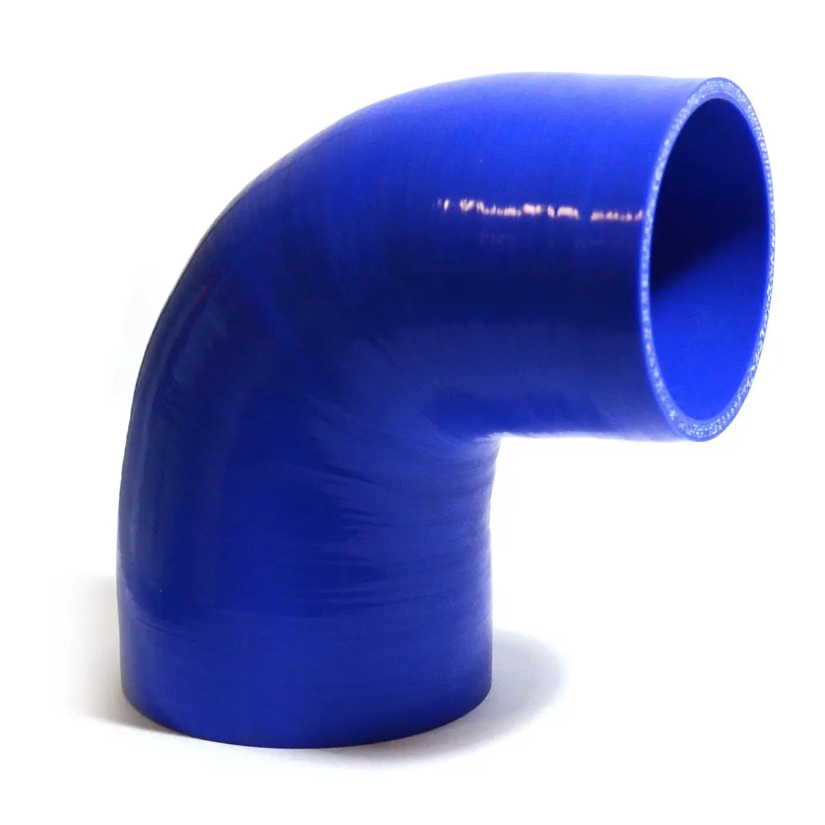 SAAS 90Deg 4 Ply Silicone Reducer 89mm x 102mm Blue SSH9089102E - view 1