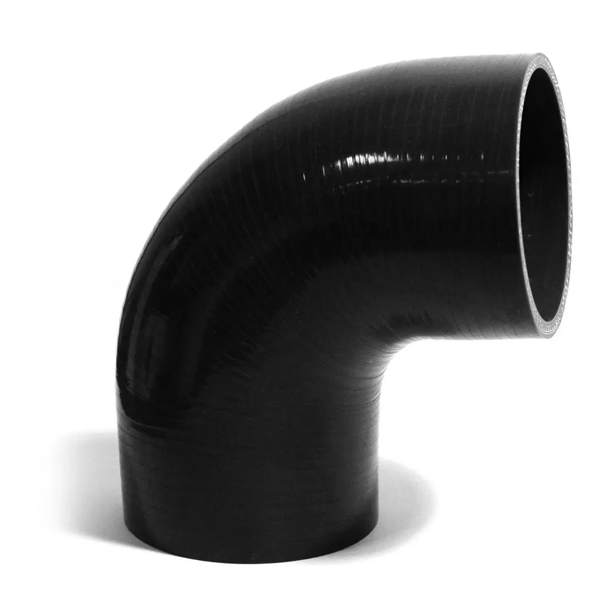 SAAS 90Deg 4 Ply Silicone Hose 89mm x 89mm Black SSH908989 - view 1
