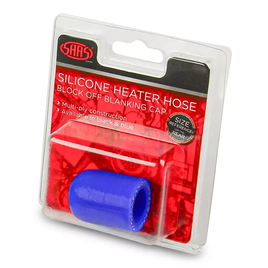 SAAS Silicone Heater Hose Blanking Cap 19mm (3/4") Blue SSHHB19E - view 1