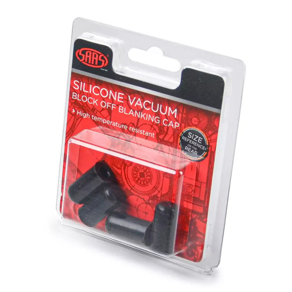 SAAS Silicone Vacuum Blanking Cap 6mm (1/4") Pack 4 SSVB6 - view 1