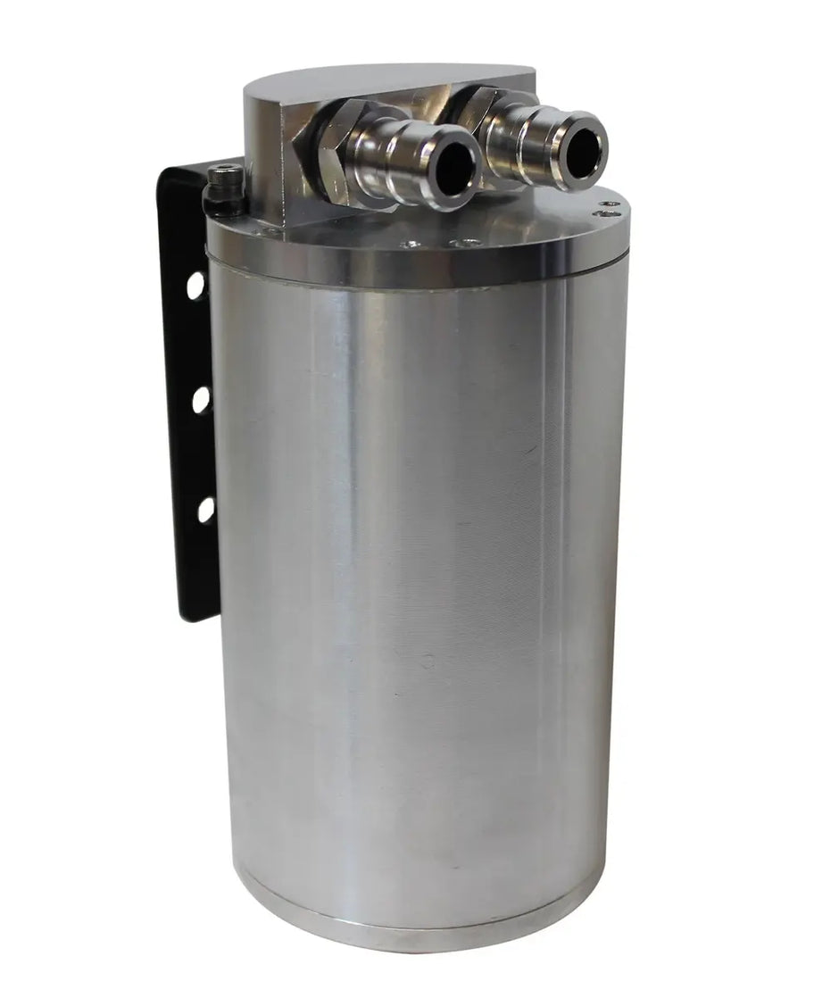 SAAS Oil Catch Tank Baffled Round Polished Billet 500ml ST1004 - view 3