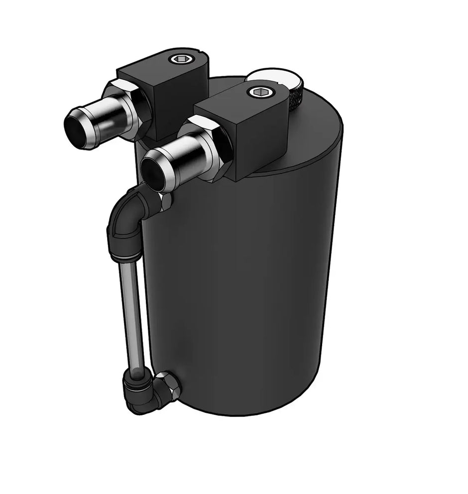 SAAS Oil Catch Tank Round Black Billet 500ml ST1005 - view 1