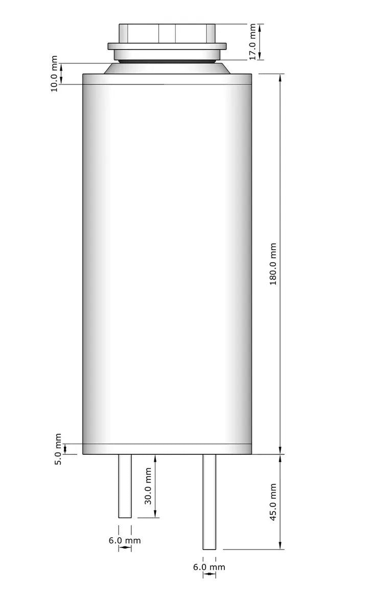 SAAS Water Overflow Tank - Polished Billet 700ml ST1007 - view 3