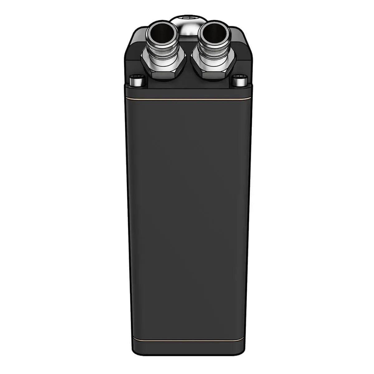 SAAS Oil Catch Tank Baffled Rectangle Black Billet 600ml ST1010 - view 4