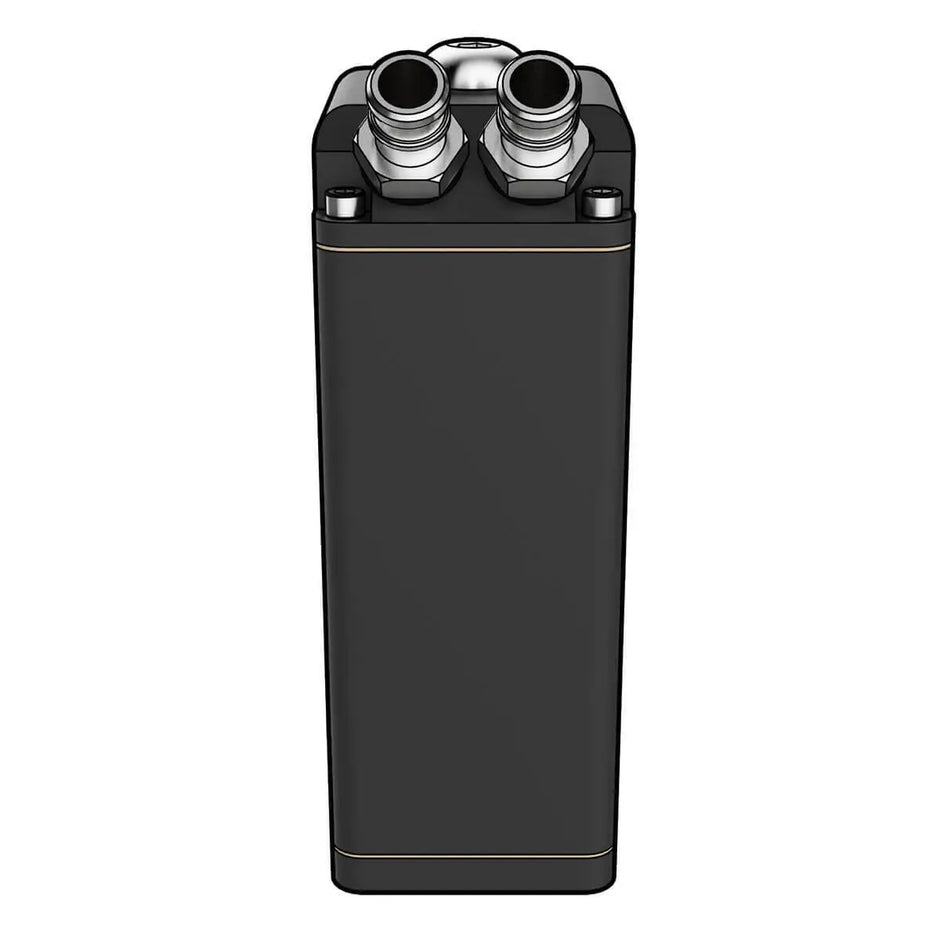 SAAS Oil Catch Tank Baffled Rectangle Black Billet 600ml ST1010 - view 4