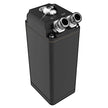 SAAS Oil Catch Tank Baffled Rectangle Black Billet 600ml ST1010 - view 1