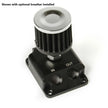 SAAS Oil Catch Tank Baffled Rectangle Black Billet 600ml ST1010 - view 6