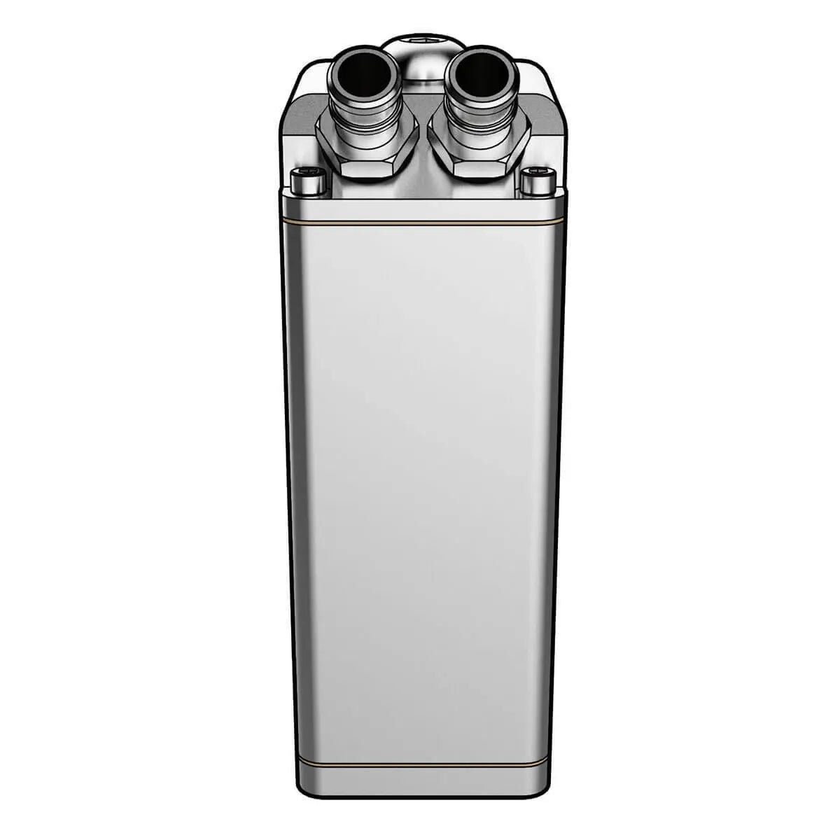SAAS Oil Catch Tank Baffled Rectangle Polished Billet 600ml ST1011 - view 4