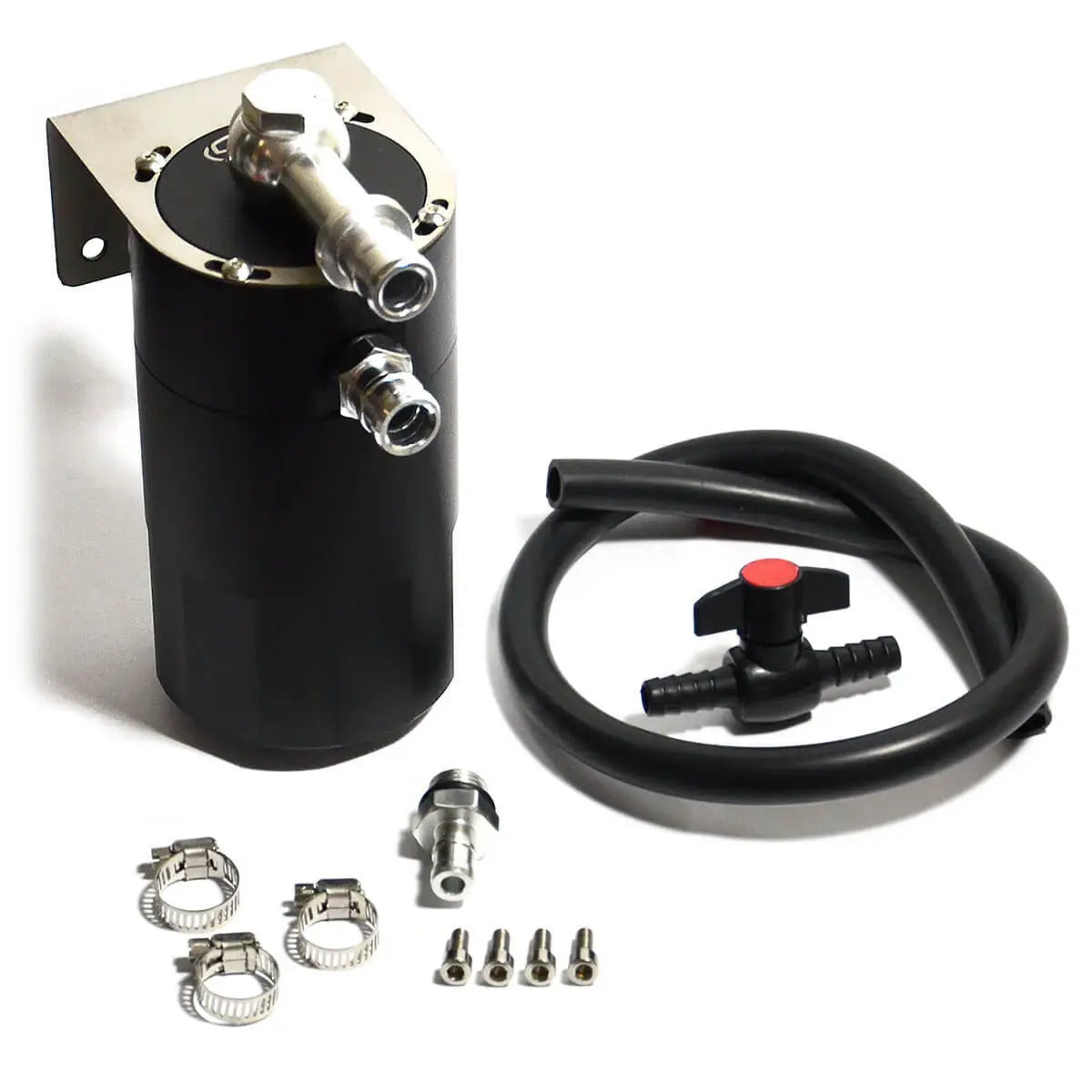 SAAS Oil Catch Tank Baffled Black Billet 500ml ST1014 - view 5