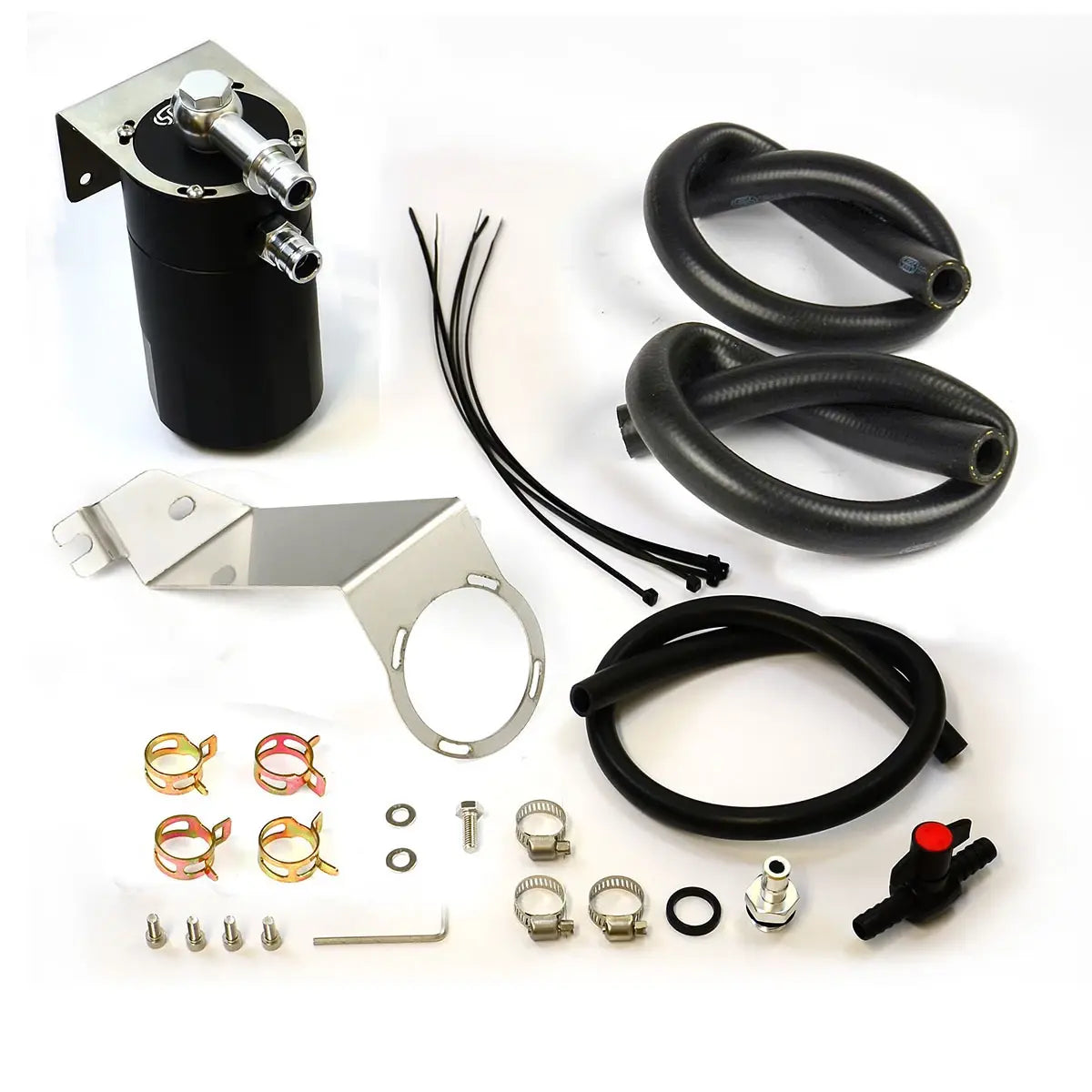 SAAS Oil Catch Tank Full Kit Hilux GUN 2.4L - 2.8L 2015 On Black Tank ST1102-1014 - view 2