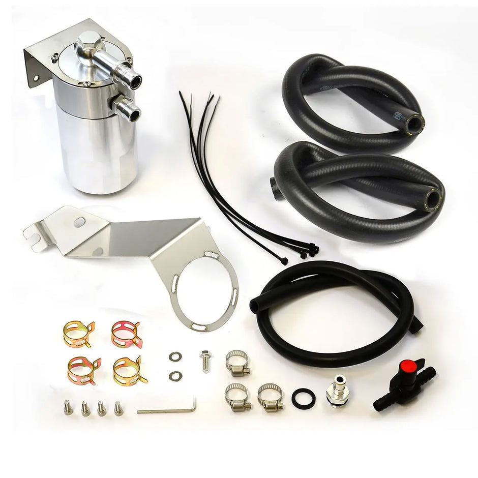 SAAS Oil Catch Tank Full Kit Hilux GUN 2.4L - 2.8L 2015 On Polished Tank ST1102-1015 - view 2