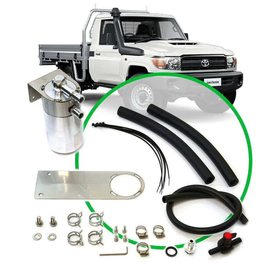 SAAS Oil Catch Tank Full Kit suit Landcruiser 79 Series 4.5L 2009 ST1205-1015 - view 1