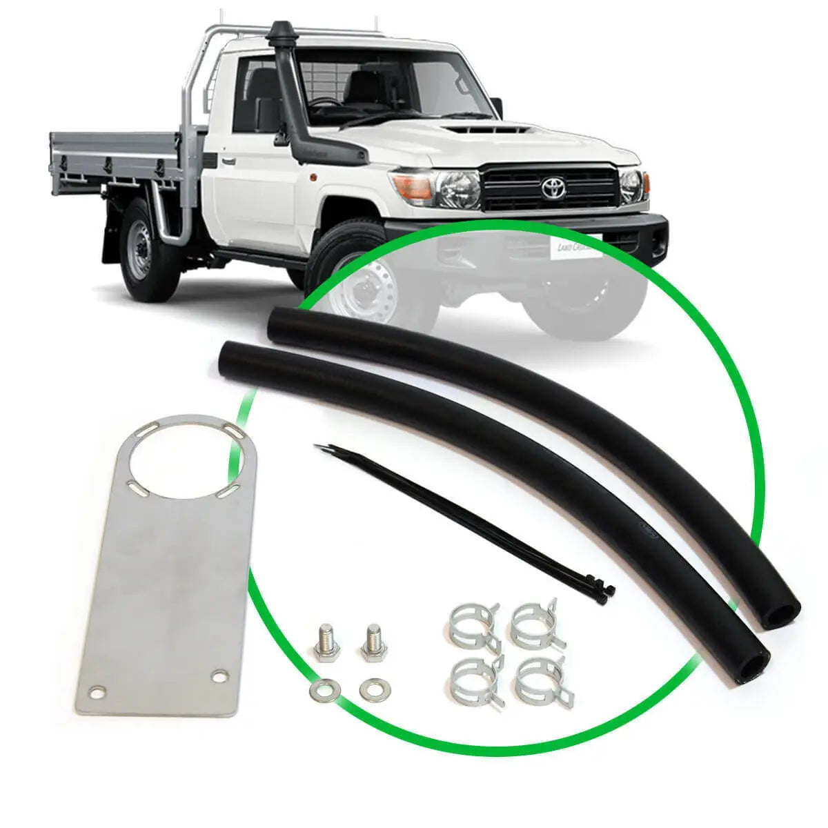SAAS Oil Catch Tank Install Kit Landcruiser 79 Series 4.5L 2009 - ST1205 - view 1