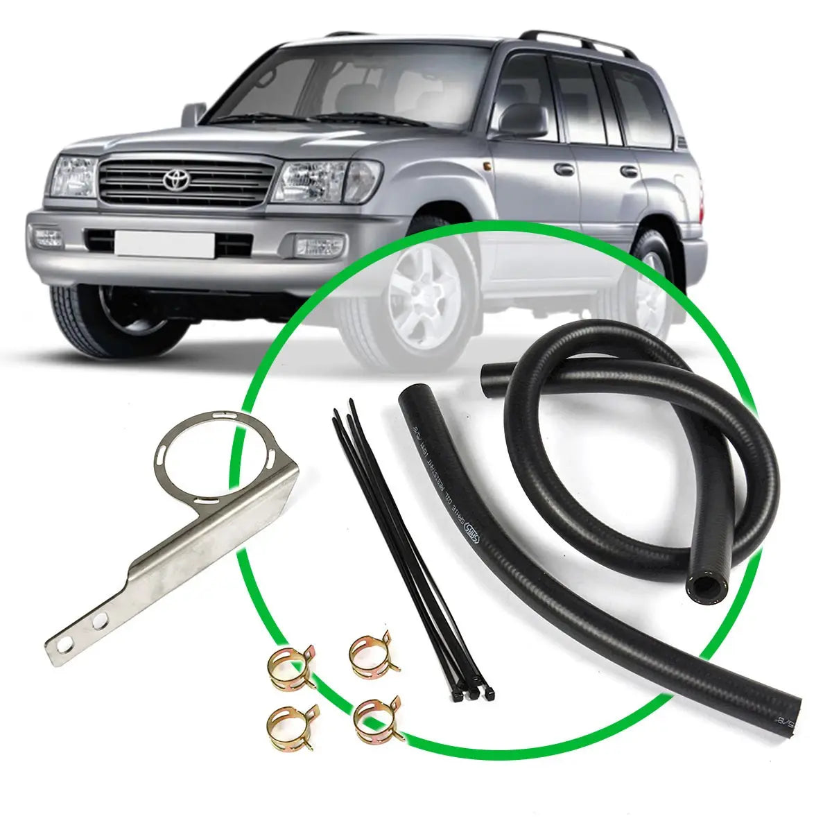 SAAS Oil Catch Tank Install Kit Landcruiser 100 Series 1HZ 98 - 07 ST1206 - view 1