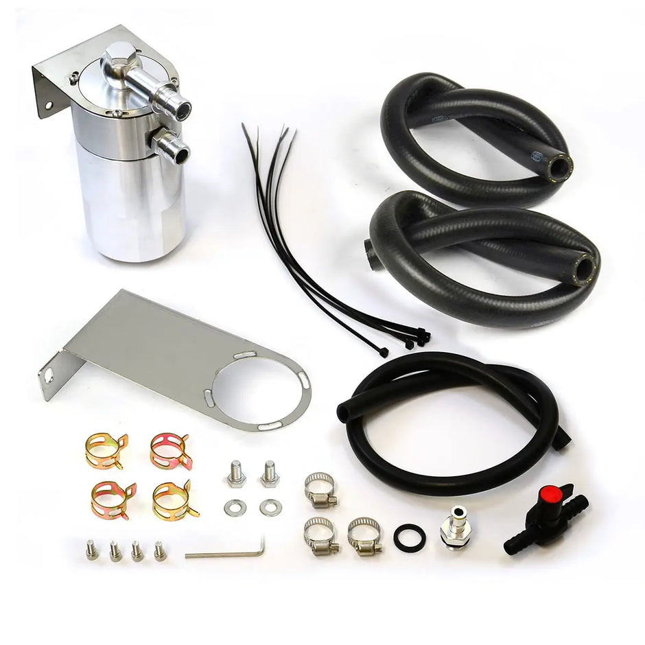 SAAS Oil Catch Tank Full Kit Landcruiser 80 Series 1HD 90-98 Polished Can ST1208-1015 - view 2
